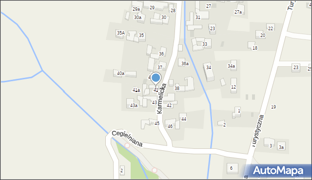 Kluszkowce, Karmelicka, 41, mapa Kluszkowce