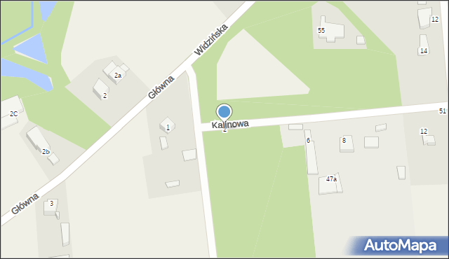 Kobylnica, Kalinowa, 2, mapa Kobylnica