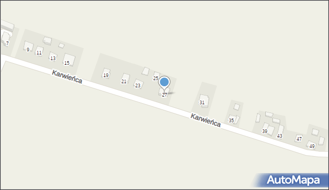 Kochanowice, Karwieńca, 27, mapa Kochanowice