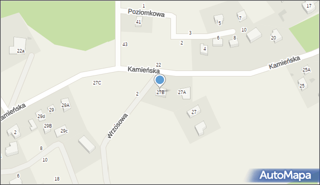 Koleczkowo, Kamieńska, 27B, mapa Koleczkowo