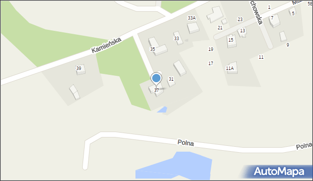 Koleczkowo, Kamieńska, 37, mapa Koleczkowo