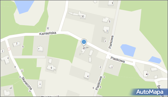 Koleczkowo, Kamieńska, 43, mapa Koleczkowo