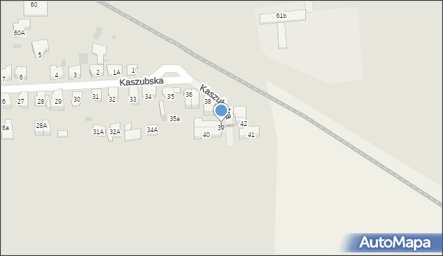 Kołobrzeg, Kaszubska, 39, mapa Kołobrzegu