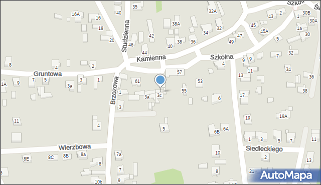Konin, Kamienna, 59, mapa Konina