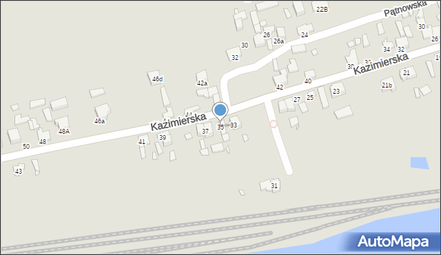 Konin, Kazimierska, 35, mapa Konina
