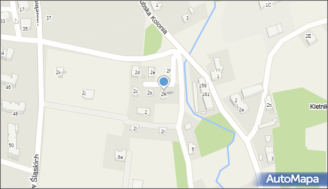 Konradów, Kaszubska Kolonia, 2A, mapa Konradów