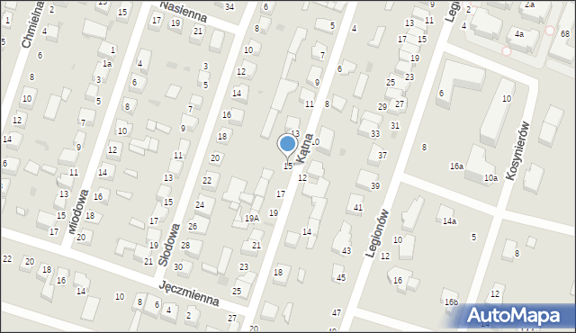 Konstantynów Łódzki, Kątna, 15, mapa Konstantynów Łódzki