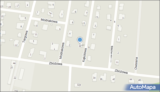 Koronowo, Kąkolowa, 12, mapa Koronowo