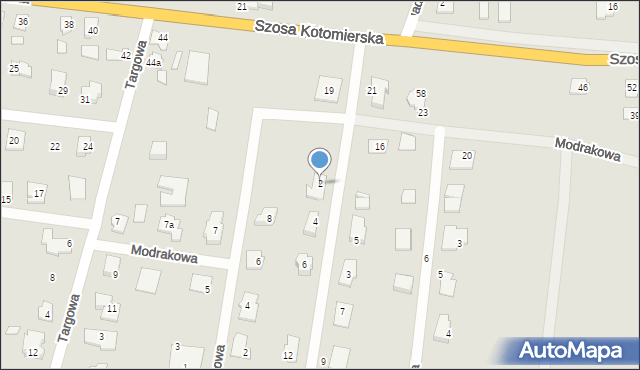 Koronowo, Kąkolowa, 2, mapa Koronowo