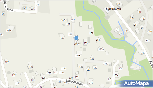 Kościelisko, Karpielówka, 155A, mapa Kościelisko