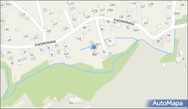 Kościelisko, Karpielówka, 50b, mapa Kościelisko