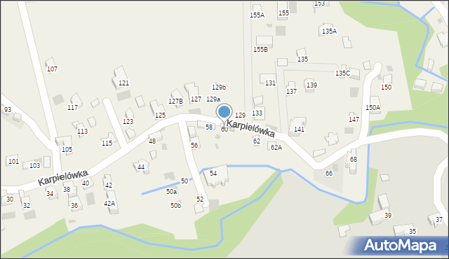 Kościelisko, Karpielówka, 60, mapa Kościelisko