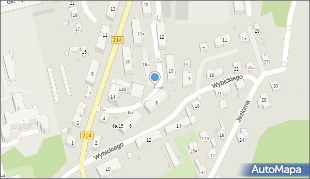 Kościerzyna, Kartuska, 8a, mapa Kościerzyna