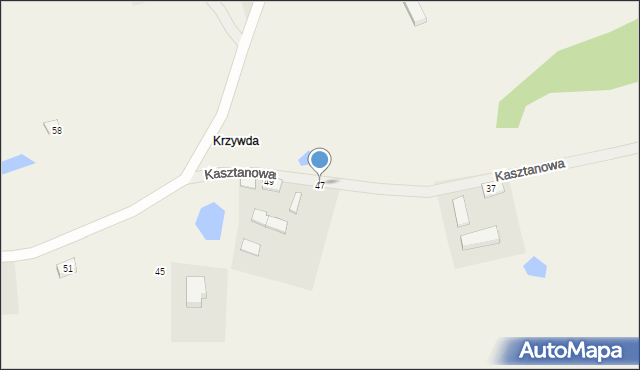 Kosowo, Kasztanowa, 47, mapa Kosowo