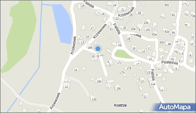 Kraków, Kaktusowa, 4, mapa Krakowa