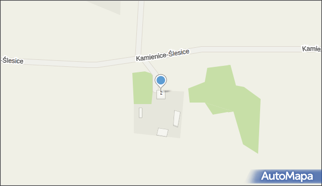 Kraski-Ślesice, Kamienice-Ślesice, 2, mapa Kraski-Ślesice