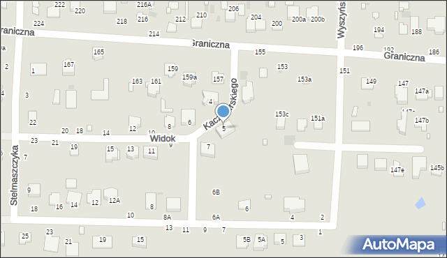 Kraśnik, Kaczmarskiego Jacka, 5, mapa Kraśnik