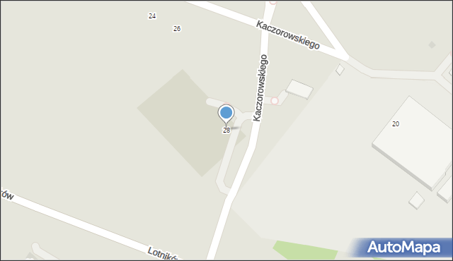 Krosno, Kaczorowskiego Ryszarda, prezydenta, 28, mapa Krosna