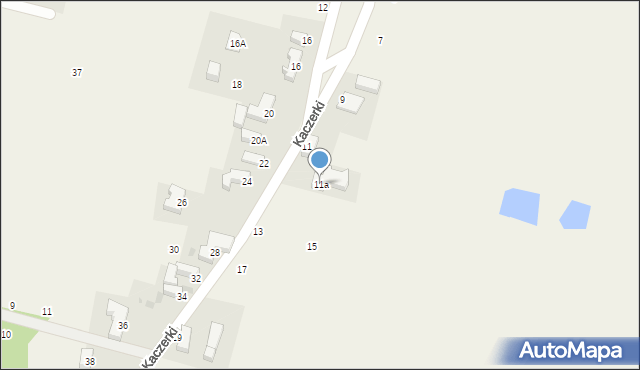 Kuropatnik, Kaczerki, 11a, mapa Kuropatnik