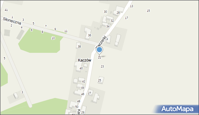 Kuropatnik, Kaczerki, 21, mapa Kuropatnik