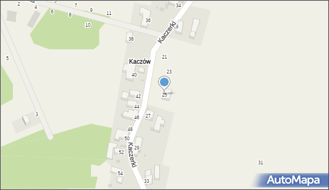 Kuropatnik, Kaczerki, 25, mapa Kuropatnik