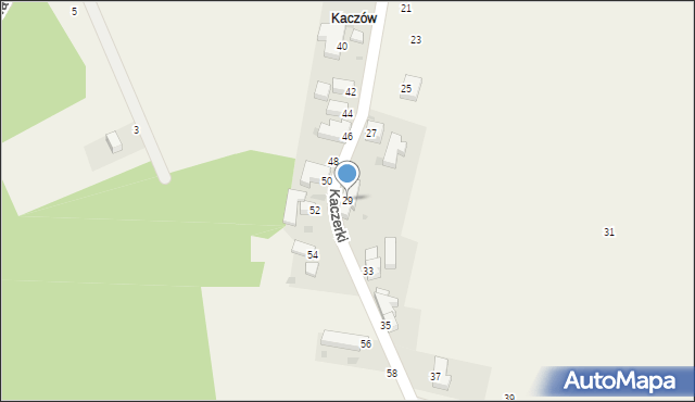 Kuropatnik, Kaczerki, 29, mapa Kuropatnik