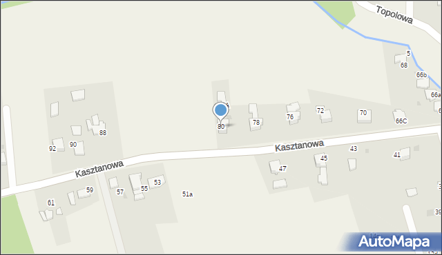 Łodygowice, Kasztanowa, 80, mapa Łodygowice