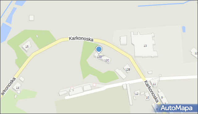 Lubawka, Karkonoska, 12D, mapa Lubawka