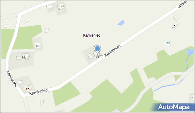 Marcyporęba, Kamieniec, 95, mapa Marcyporęba