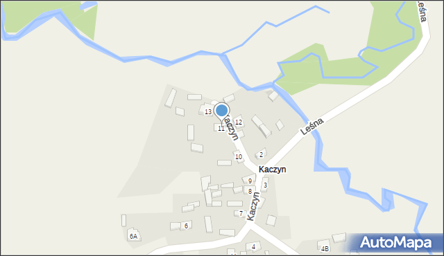 Marzysz, Kaczyn, 11, mapa Marzysz