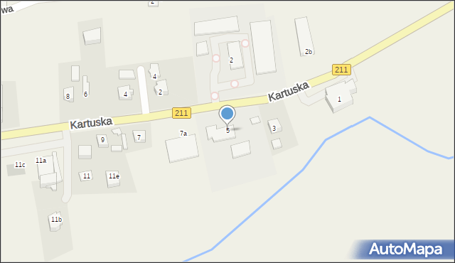 Miechucino, Kartuska, 5, mapa Miechucino