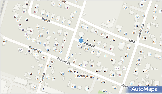 Mińsk Mazowiecki, Kalinowskiej Zofii, 4, mapa Mińsk Mazowiecki