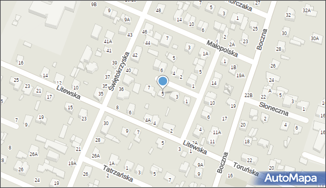 Mińsk Mazowiecki, Kaszubska, 5, mapa Mińsk Mazowiecki