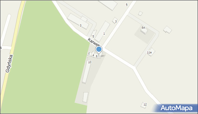 Miszewko, Karwety Andrzeja, adm., 8, mapa Miszewko