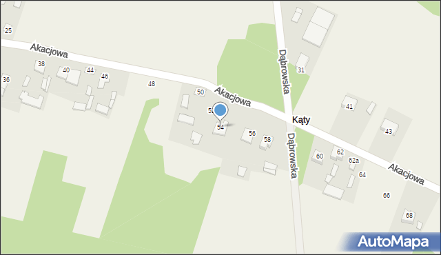 Młodocin Mniejszy, Kąty, 11D, mapa Młodocin Mniejszy