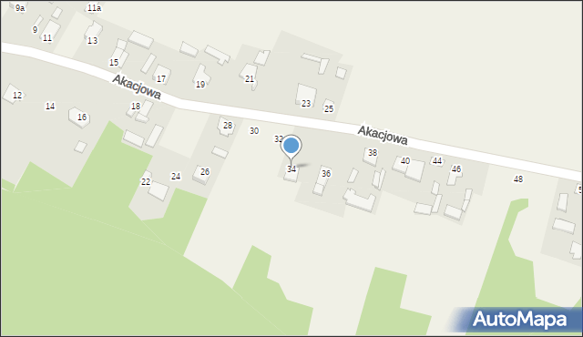 Młodocin Mniejszy, Kąty, 7a, mapa Młodocin Mniejszy