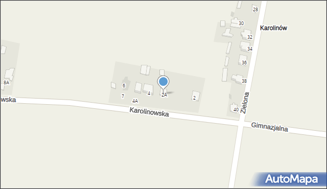 Modliszewice, Karolinowska, 2A, mapa Modliszewice