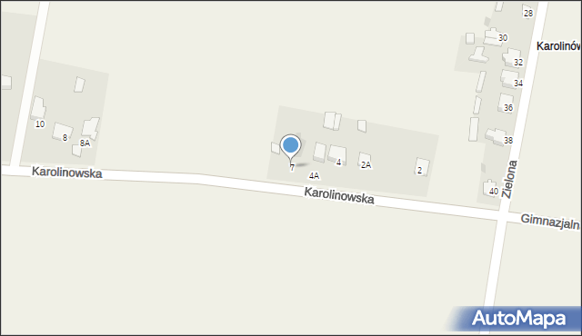 Modliszewice, Karolinowska, 7, mapa Modliszewice
