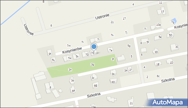 Mroków, Karasia, 5j, mapa Mroków