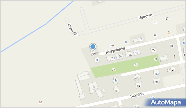 Mroków, Karasia, 7N, mapa Mroków