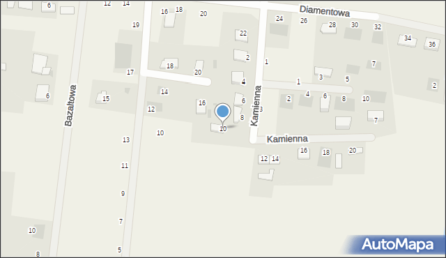 Murowaniec, Kamienna, 10, mapa Murowaniec