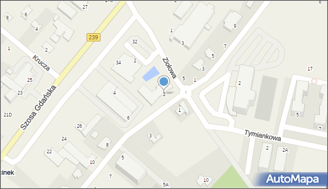 Myślęcinek, Kąkolowa, 2, mapa Myślęcinek
