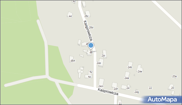Mysłowice, Kasprowicza Jana, 48, mapa Mysłowice