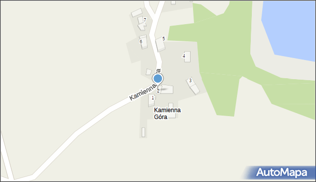 Nadziejów, Kamienna Góra, 2, mapa Nadziejów