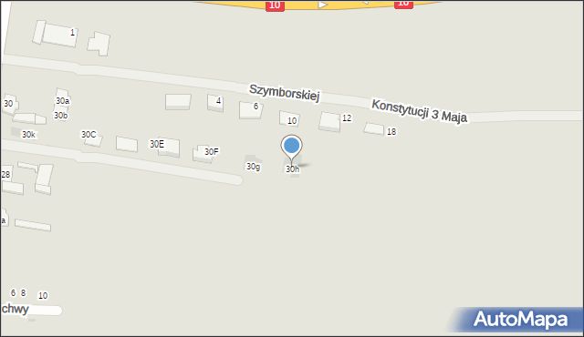 Nakło nad Notecią, Karnowska, 30h, mapa Nakło nad Notecią