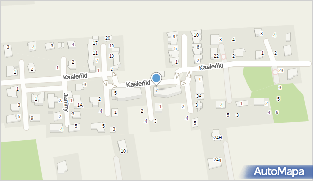 Natolin, Kasieńki, 7, mapa Natolin