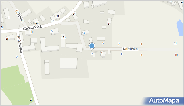 Niepoczołowice, Kartuska, 2, mapa Niepoczołowice