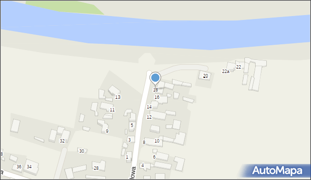 Niezdrowice, Kanałowa, 18, mapa Niezdrowice