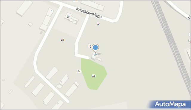 Nowa Sól, Kaczkowskiego, 1A, mapa Nowa Sól