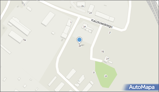 Nowa Sól, Kaczkowskiego, 1d, mapa Nowa Sól